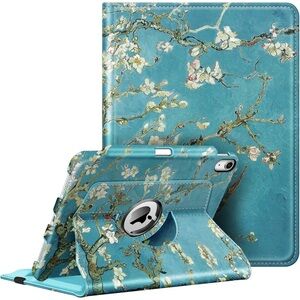 Floral Blue Tablet Case